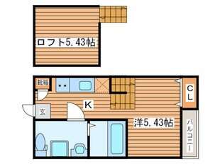 セレーナ仙台ウーノの物件間取画像